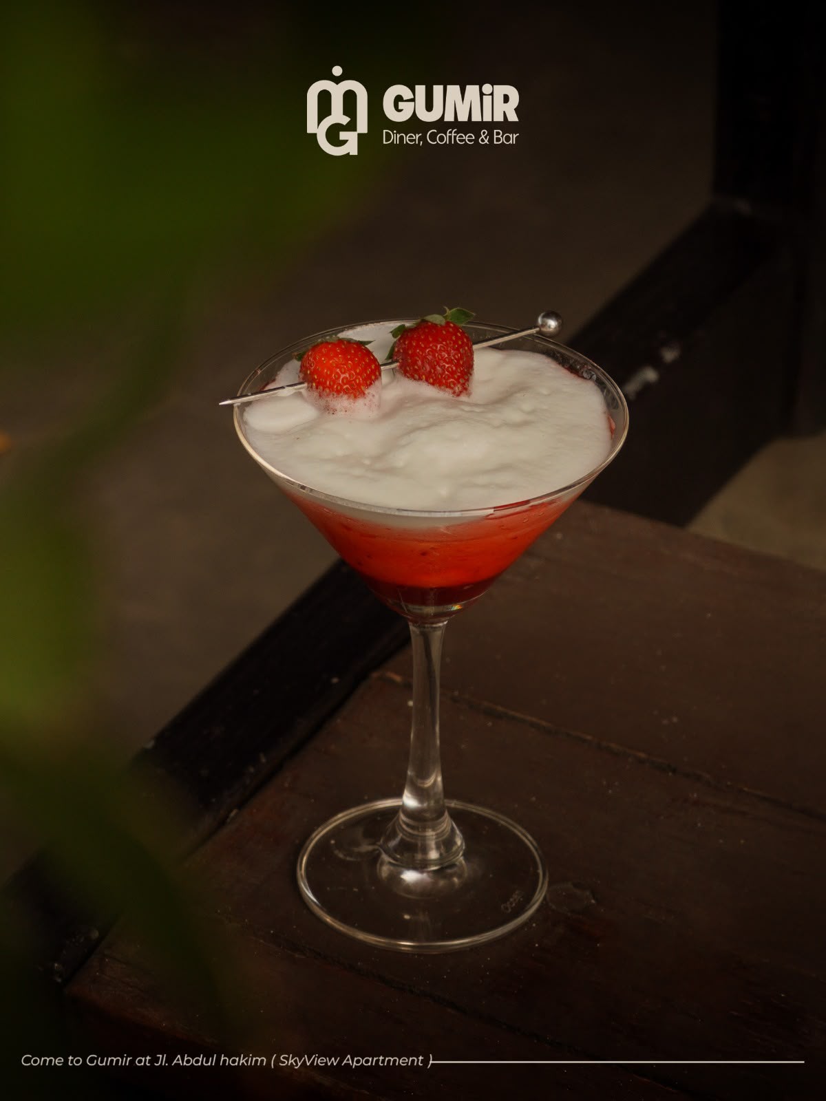 Strawberry mocktail GUMIR Coffee & Bar