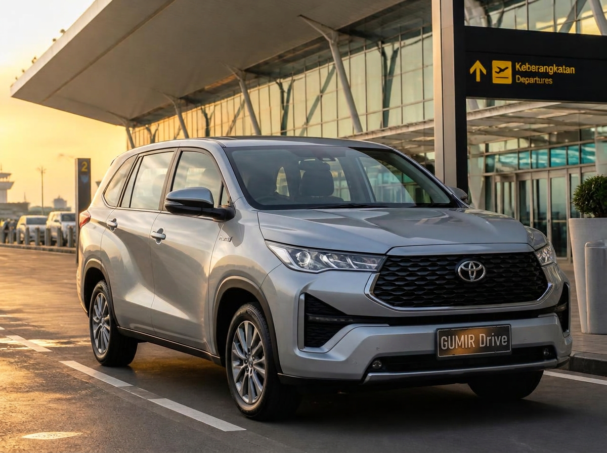 Toyota Kijang Innova untuk layanan airport transfer dan rent car GUMIR Drive